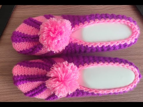Видео: следки на двух спицах зефирки