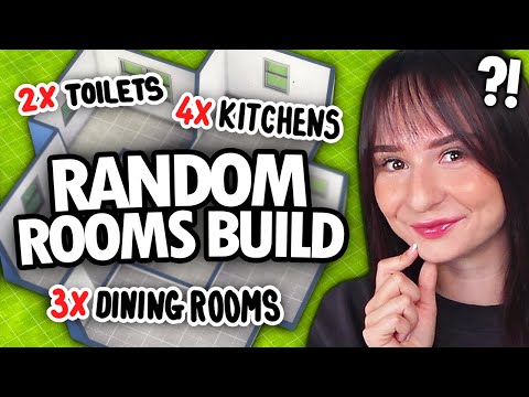 Видео: Я случайным образом выбираю КОЛИЧЕСТВО КАЖДОЙ КОМНАТЫ, чтобы построить испытание в The Sims 4!