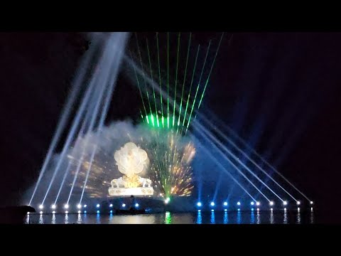 Видео: Лазерное шоу на реке Читровати в Путтапарти. Вечер 12 ноября 2025. Волшебный вид с нашей крыши Индия