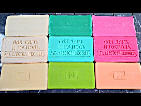 Видео: ASMR SOAP. 🤍🩵🩷Резка сухого мыла. Satisfying video🤍🩵🩷