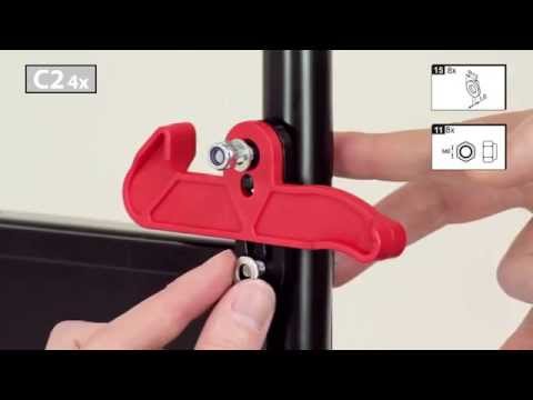 Видео: Тенісний стіл для закритих приміщень Sponeta S1-26i; S1-27i (збірка)