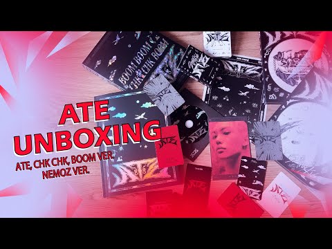 Видео: Распаковка "ATE" STRAY KIDS 🥠 Unboxing ATE, Chk Chk, BOOM ver.💗2 Nemoz ver. 🖤