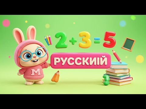 Видео: Математика для детей: 2+3=5 | Учим цифры и счет весело!