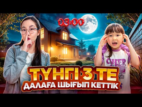 Видео: ТОМИРИС ПЕН ТҮНГІ 3-ТЕ ДАЛАҒА АЙТПАЙ ШЫҒЫП КЕТТІК😱🤪| НЕ ІСТЕДІК ТҮНДЕ ?🫢👺