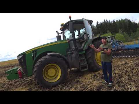 Видео: ОБЗОР ТРАКТОРА JOHN DEERE 8320R Сельхоз техника ДАЙ ПОРУЛИТЬ! РУСЛАН НИКОЛАЕВ