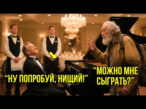 Видео: «Нищий Хочет Играть!» — Ржали Миллиардеры... Но Когда Зазвучала Музыка, Зал ЗАМОЛЧАЛ