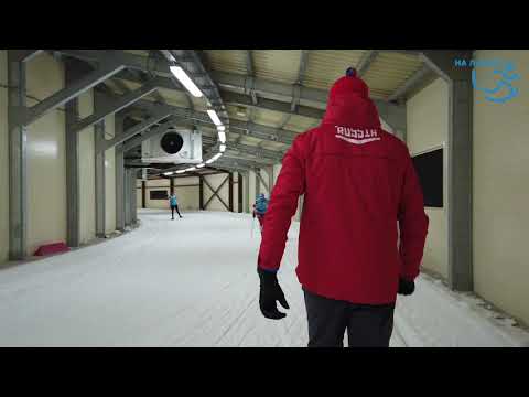 Видео: Юниорки, техническая тренировка в тоннеле. Конёк.