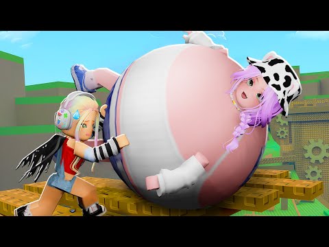 Видео: ОББИ НА ДВОИХ, НО ОДНА ИЗ НАС ШАР! Roblox Roll A Friend