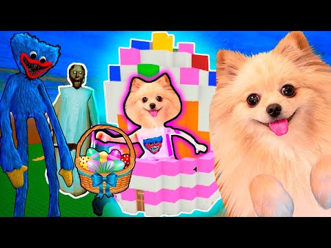 Видео: СТРОЮ ПАСХАЛЬНЫЙ ДОМ ЧТОБЫ ВЫЖИТЬ В РОБЛОКС! ВЫЖИВАЮ ОТ МОНСТРИКОВ В ROBLOX