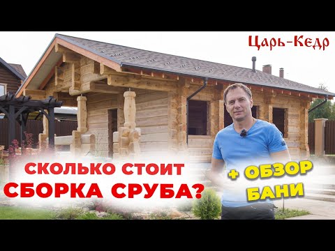 Видео: Стоимость Сборки СРУБА. Баня из Кедрового лафета.