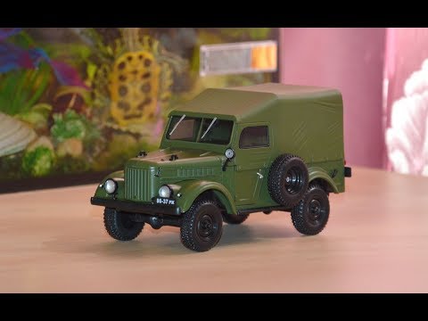 Видео: ГАЗ-69 1:24 Hachette Легендарные советские автомобили №9