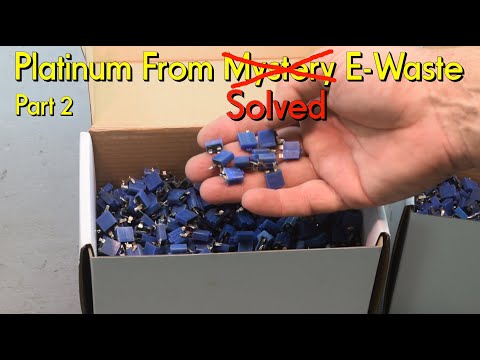 Видео: Платина от Mystery Electronics, часть 2 #платина #электронныеотходы #переработка #восстановлениез...