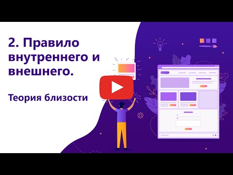 Видео: Правило внутреннего и внешнего. Теория близости