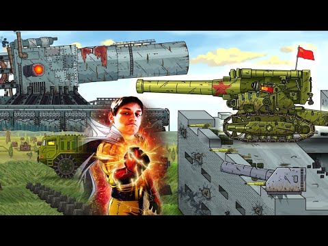 Видео: Густав надвигается на крепость! + бонус - Мультики про танки реакция на Gerand геранд анимация мульт