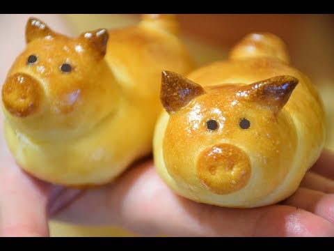 Видео: Булочки "Поросята" с Ветчиной и Сыром