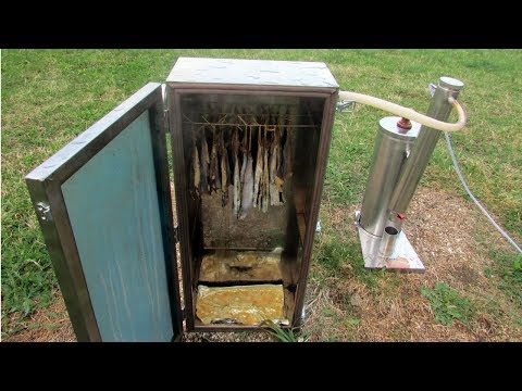 Видео: Коптильня ХОЛОДНОГО КОПЧЕНИЯ с дымогенератором - ТЕСТ и ОТЗЫВ / Самогон Саныч
