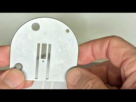 Видео: Расточка отверстие под зигзаг игольною пластину швейных машин Veritas.Видео № 66