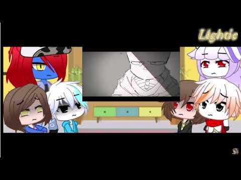 Видео: Реакция Андертейл\Undertale на видео с канала Lightie 3 часть Gacha Clud