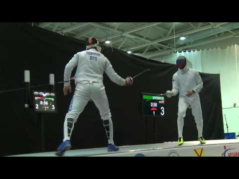 Видео: Финал. Вадим Анохин - Денис Сидоров. Шпага мужчины / личные соревнования.