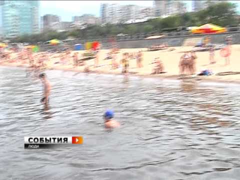 Видео: Пенсионер за 1.5 часа переплыл Волгу и вернулся обратно