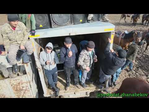 Видео: Қазығұрт ауданы Алтынтөбе ауылы Бескемпировтар әулеті әкеміз Таубайдың 70 жасына арнап берген көкпар