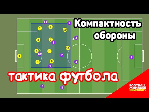 Видео: Тактика футбола #1 Компактность обороны