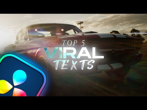 Видео: ТОП-5 анимаций текста в Davinci Resolve