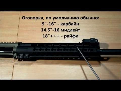 Видео: AR 15 газблок, газоотвод