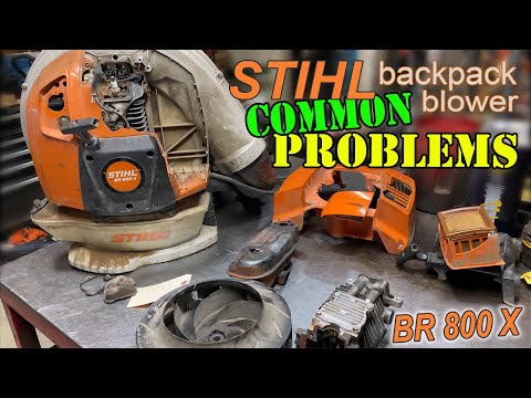 Видео: Распространенные проблемы с ранцевым воздуходувом STIHL BR800 и на что обратить внимание