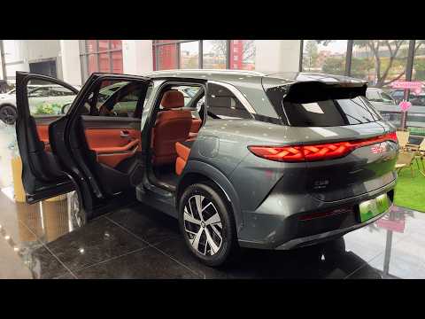 Видео: Интерьер и экстерьер 2025 BYD Tang L Luxury SUV PHEV в деталях 4K