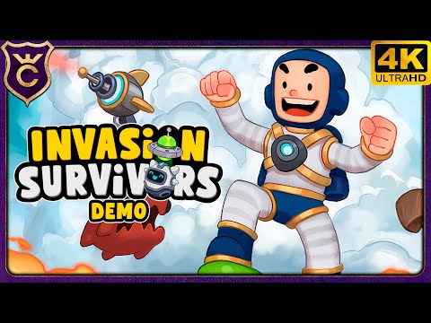 Видео: ИНОПЛАНЕТНЫЕ ЛЯГУШКИ ОКРУЖАЮТ! Invasion Survivors Demo