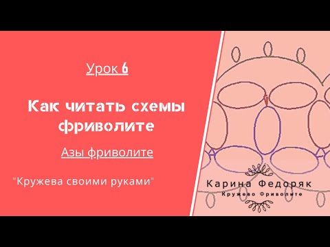 Видео: урок 7. Азы фриволите. Как читать схемы фриволите.