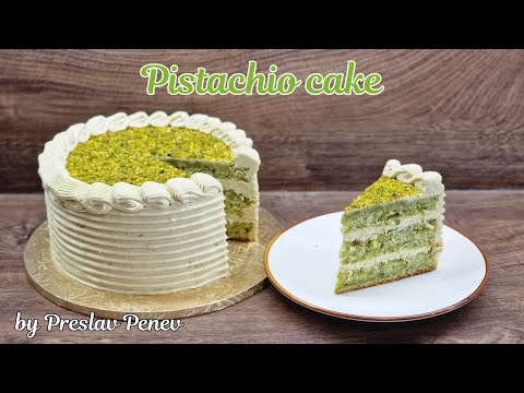Видео: Pistachio cake. The best recipe! Easy and delicious! | Торта Шамфъстък! Вкусна, лека и ефирна торта!