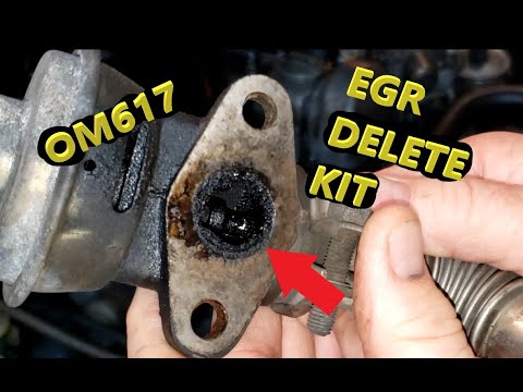 Видео: W126 Mercedes 300SD - комплект для удаления EGR OM617 - от Lerms Customs