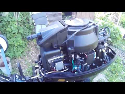 Видео: Зарядка аккумулятора от лодочного мотора Yamaha 9.9 Hidea 9.9