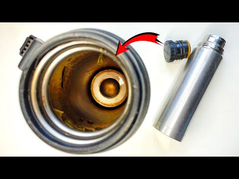 Видео: Как ОТМЫТЬ ТЕРМОС ВНУТРИ от СИЛЬНОГО ЧАЙНОГО НАЛЁТА — простой и эффективный способ!!!