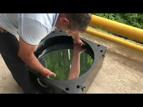 Видео: Телескоп можно собрать одному ЛА. 24’’(точнее 590мм) F=2084мм 16 июля 2022 г.