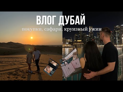 Видео: Vlog из Дубая: сафари, круизный ужин, ночной пляж