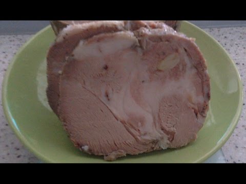 Видео: Буженина домашняя. Буженина из шеи в мультиварке. Буженина в ветчиннице.