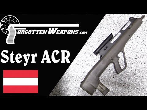 Видео: Steyr ACR: Полимерная булл-пап винтовка с флешеттами из 90-х