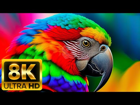 Видео: Животные прекрасные моменты - 8K (60 кадров в секунду) Ultra HD - с расслабляющей музыкой