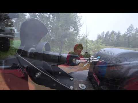 Видео: Рыбалка с сыном осенью на небольшой реке!Осень,первые заморозки,испытание якорной лебедки Sea-Pro