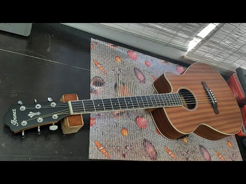 Видео: Электро-акустическая гитара Ibanez AEG 7 MH. Ремонт.