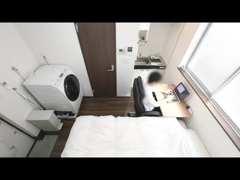 Видео: [ Стоимость жизни ] Жизнь в микроквартире в Токио - 7 кв. м/75 кв. футов