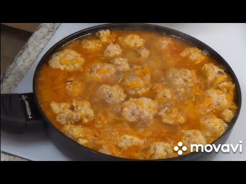Видео: Тефтели с рисом + экспресс пюрешка. Meatballs with  rice+ mashed potatoes.