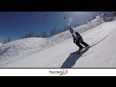 Видео: Быстрый спуск с 2200 за 5 минут Красная Поляна