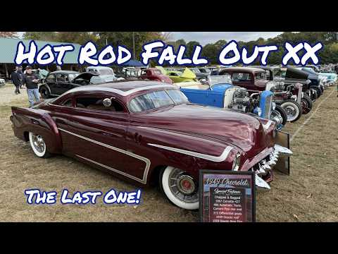 Видео: На последнем соревновании по Hot Rod Fall Out на поле собрались потрясающие классические автомоби...