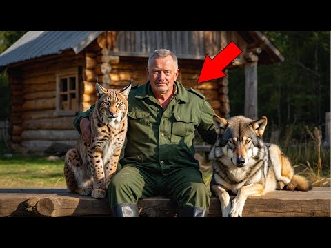 Видео: Егерь вырастил рысь и волчонка. То, что произошло потом, повергло всех в ШОК!