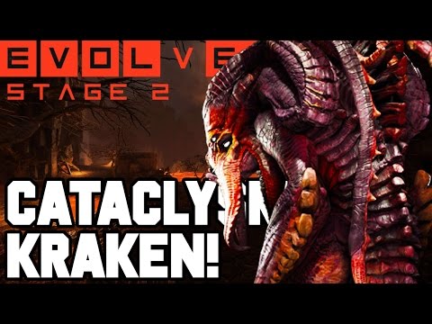 Видео: CATACLYSM KRAKEN!! ЭПИЧЕСКИЙ МАТЧ ВТОРОГО ЭТАПА!! Прохождение Evolve (ПК, 1080p, 60 кадров в секу...