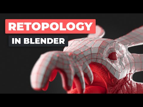Видео: Ретопология в Blender (урок для начинающих)
